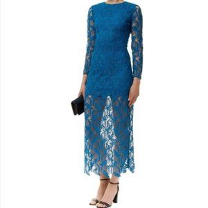 Maje Crochet Midi Dress